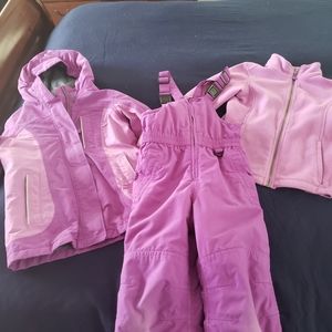 Girl's Lands' End "The Squall" 3-piece Snow Suit